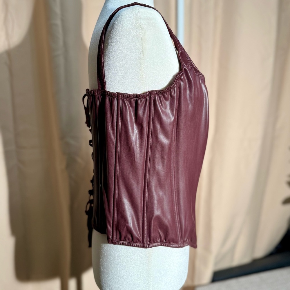 Victoria's Secret Burgundy Corset Top - NWT - Picture 4 of 12
